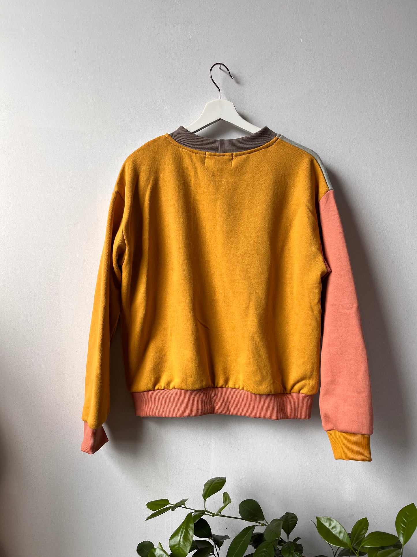 Pastel colourblock sweatshirt