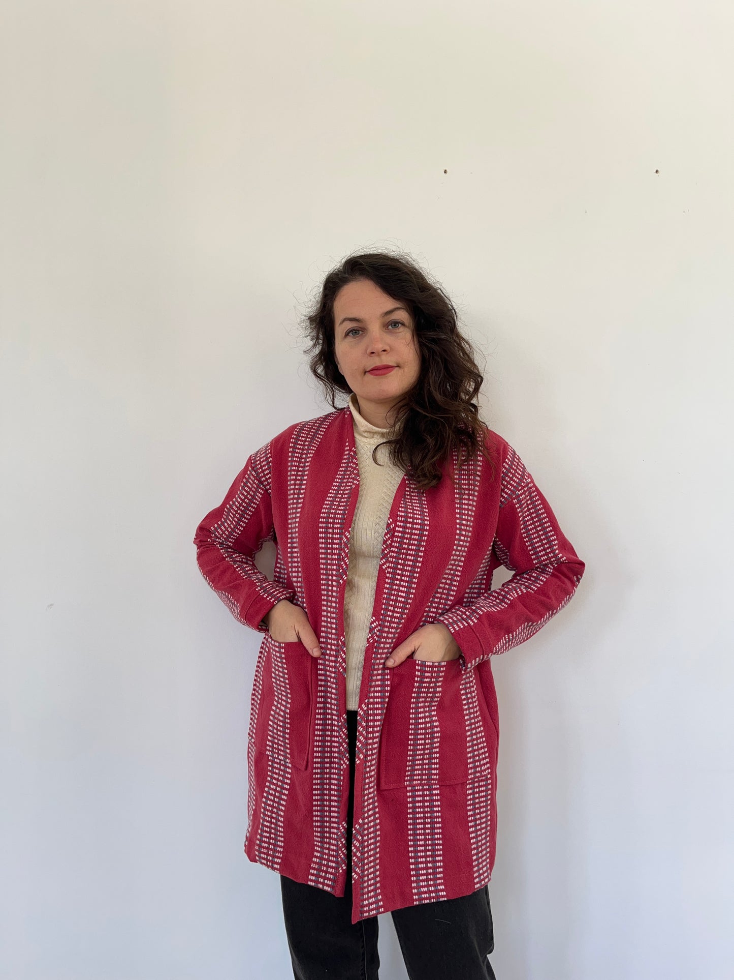 Cardigan en coton recyclé OOAK