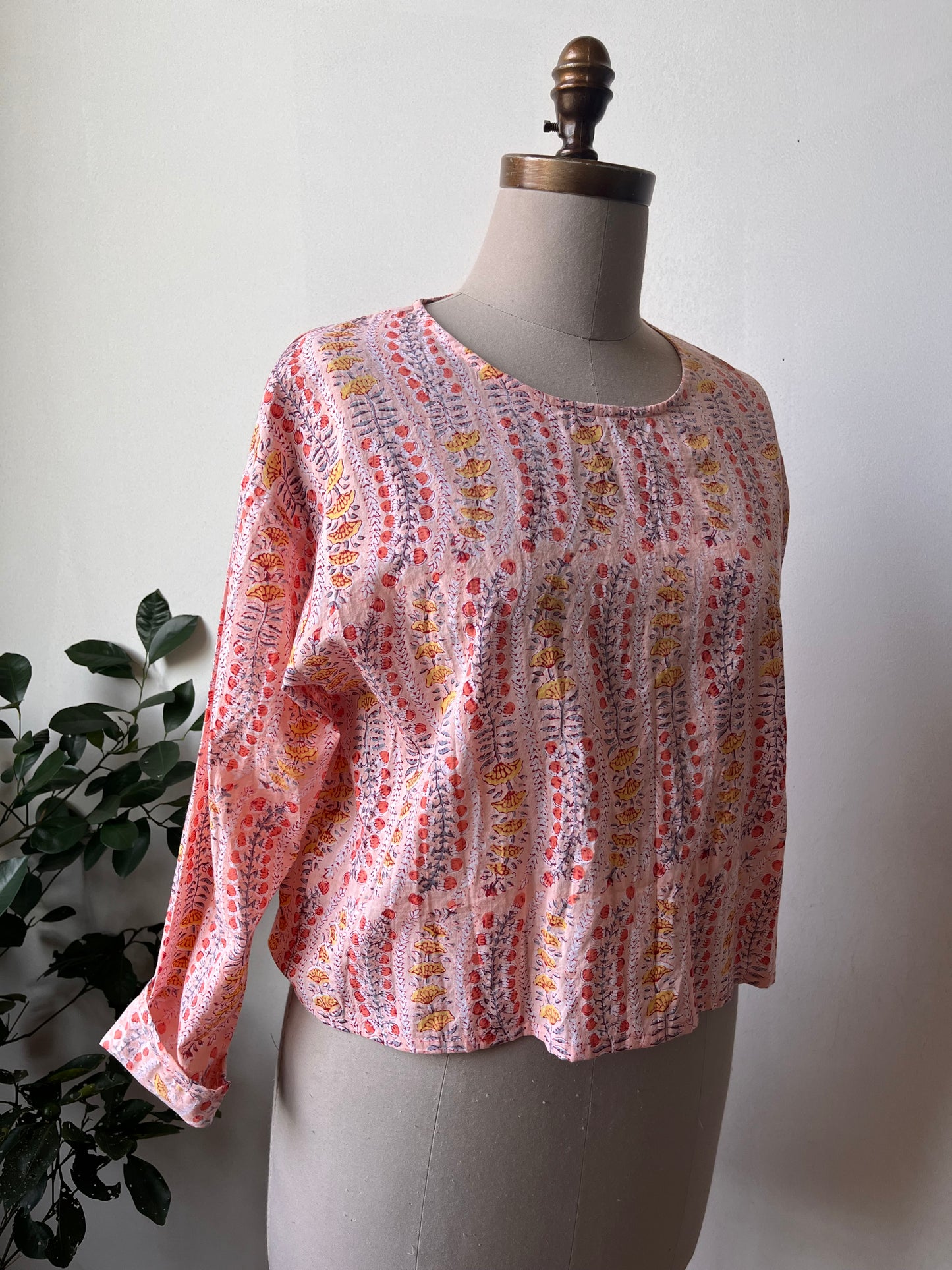 Peachy pink long sleeve- One in S/M and one in L/XL