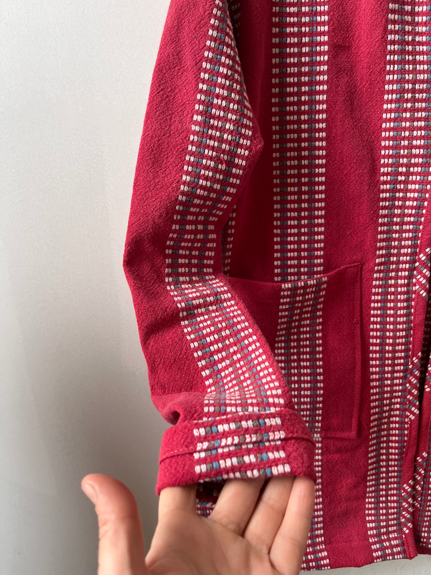 Cardigan en coton recyclé OOAK