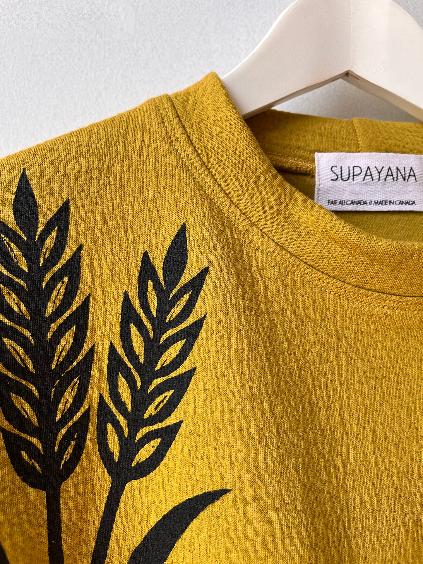 Boxy sweatshirt- Wheat
