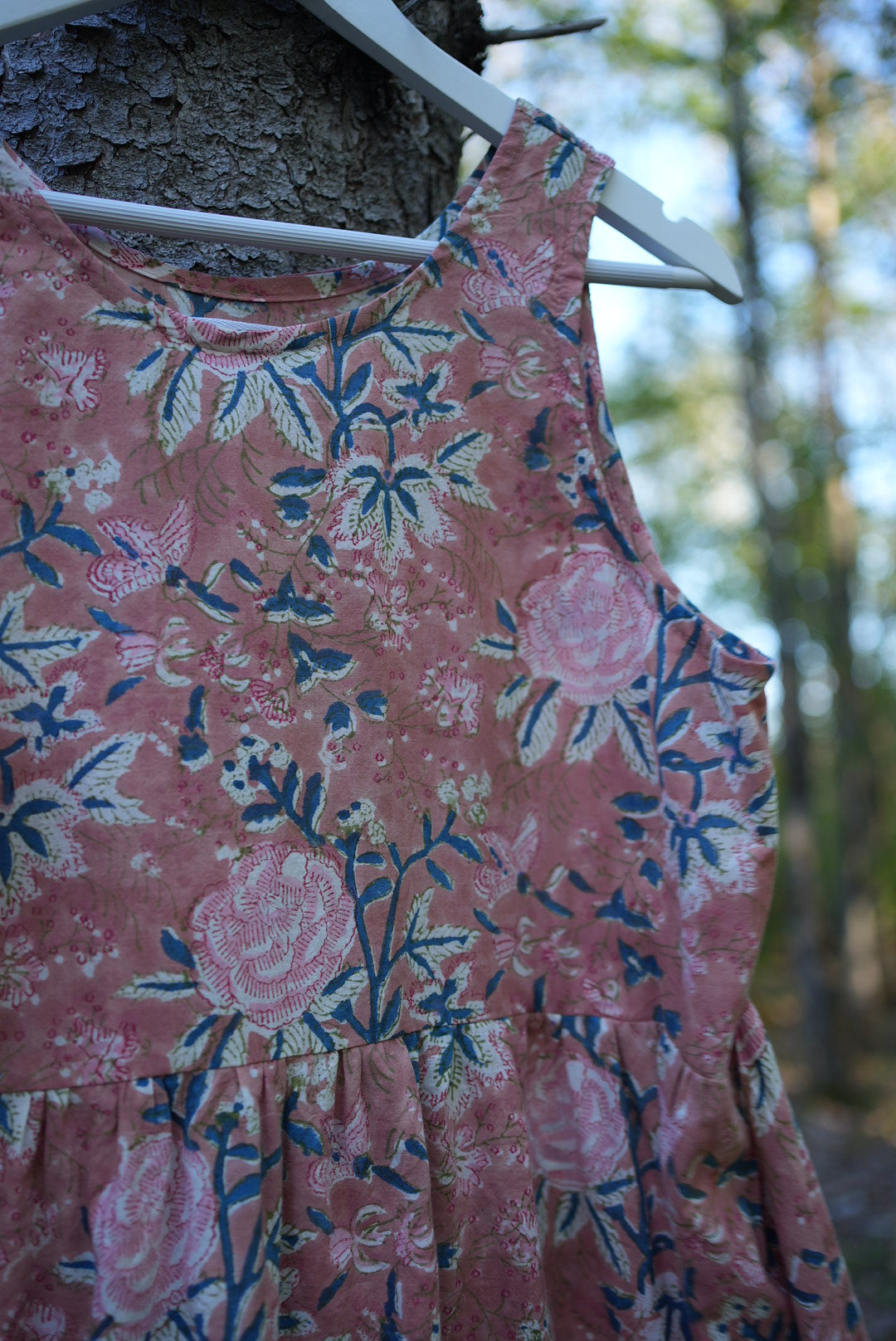 Robe vieux rose - Fabriquée sur commande dans TOUTE TAILLE