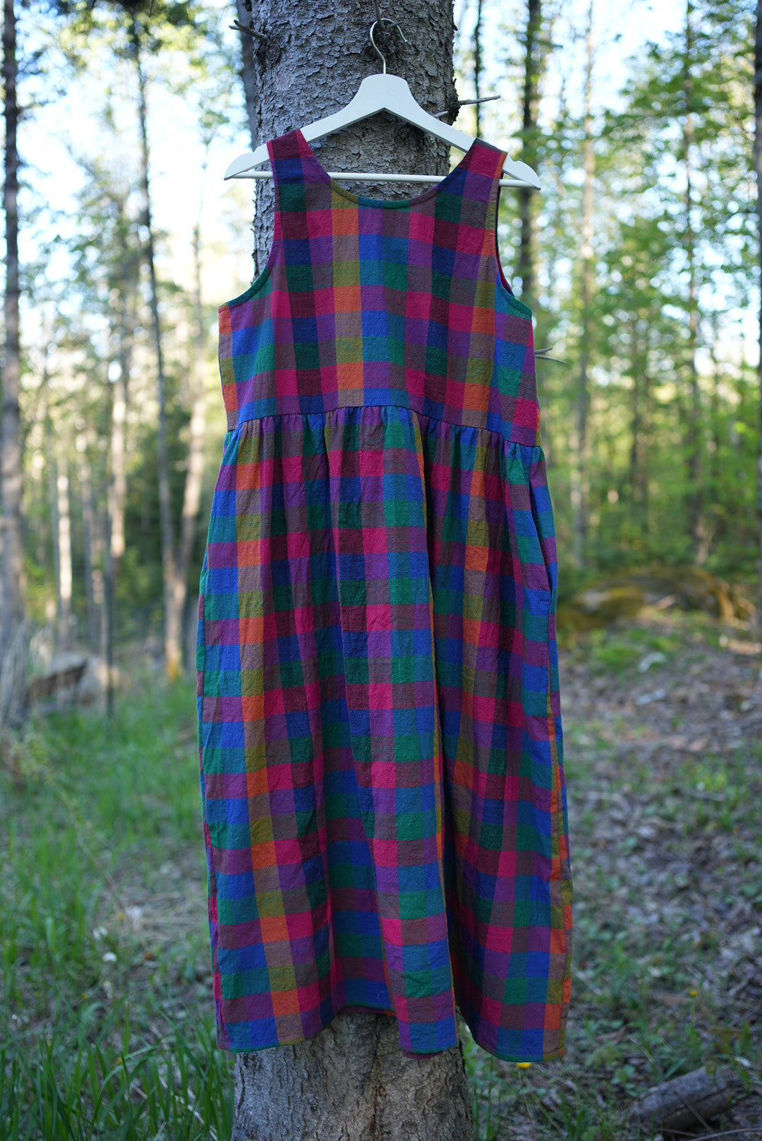 Robe à carreaux bijou - Fabriquée sur commande dans TOUTE TAILLE