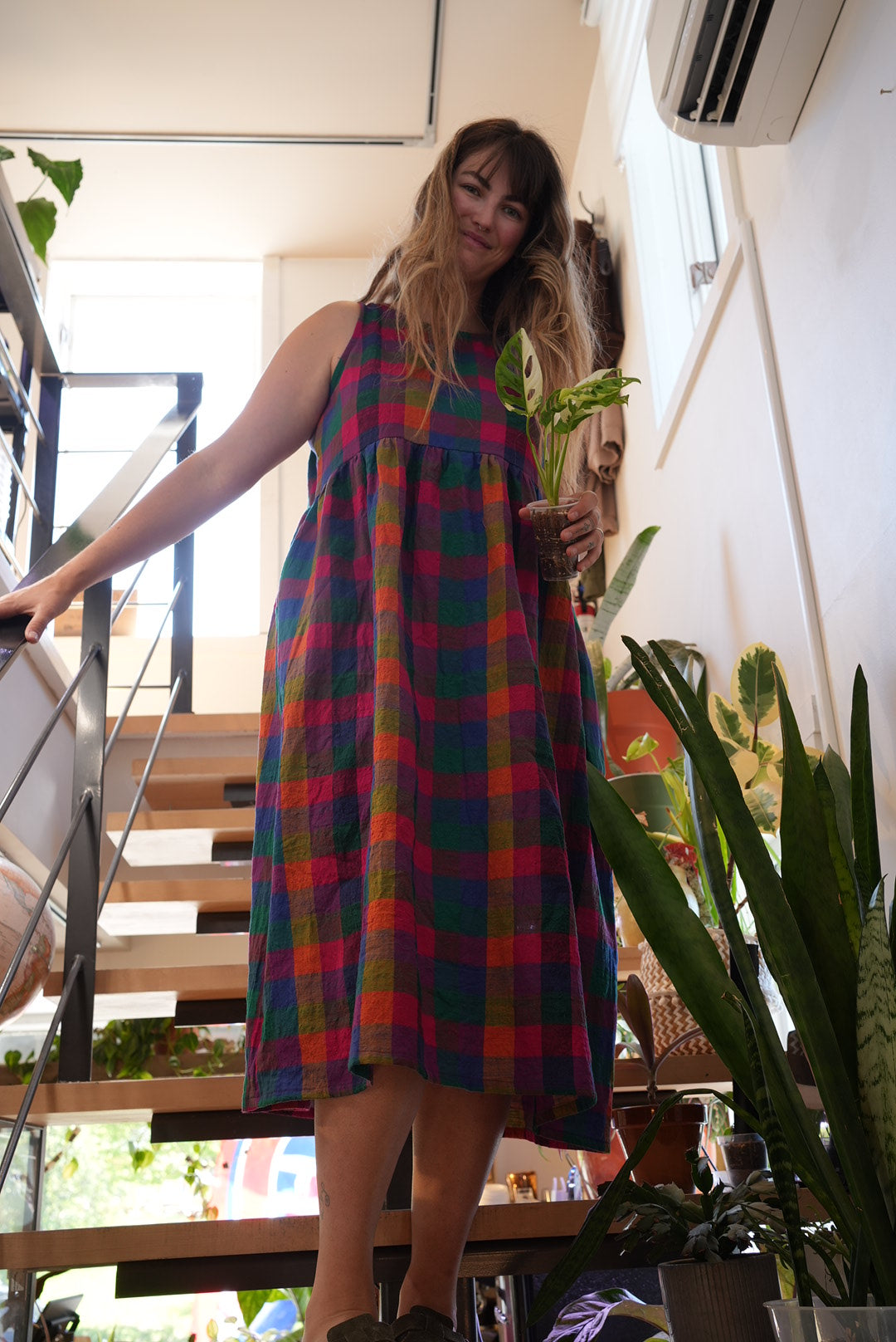 Robe à carreaux bijou - Fabriquée sur commande dans TOUTE TAILLE