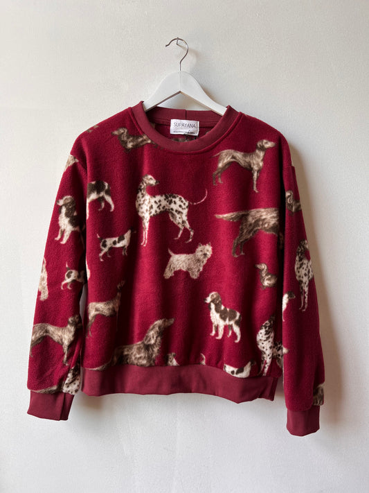 Sweat-shirt imprimé chien