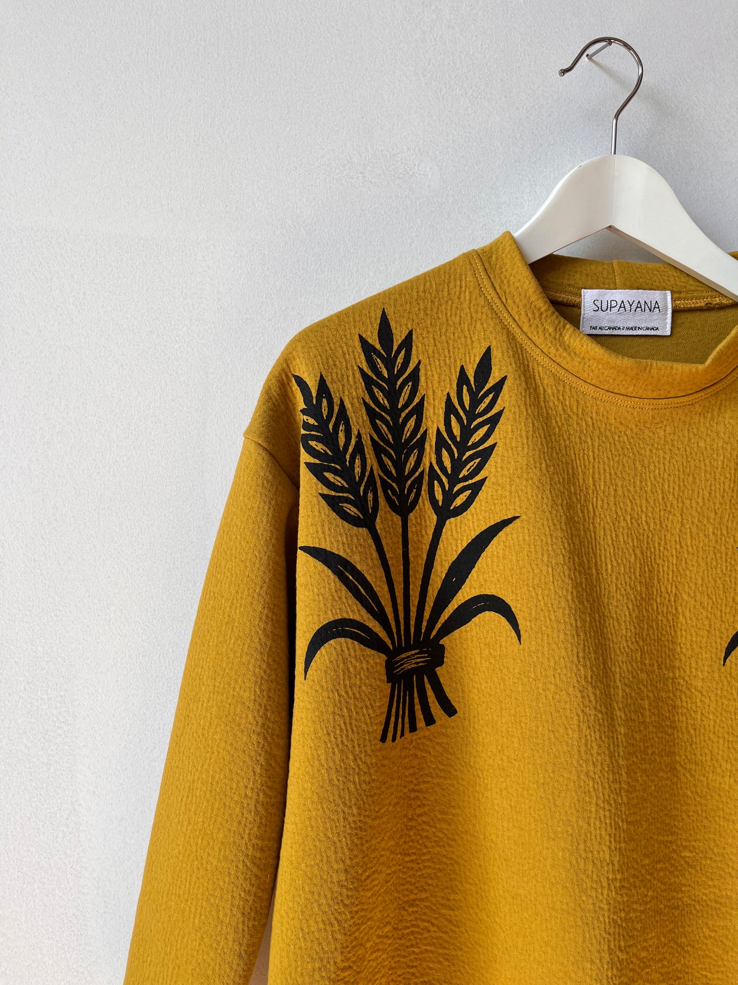 Boxy sweatshirt- Wheat