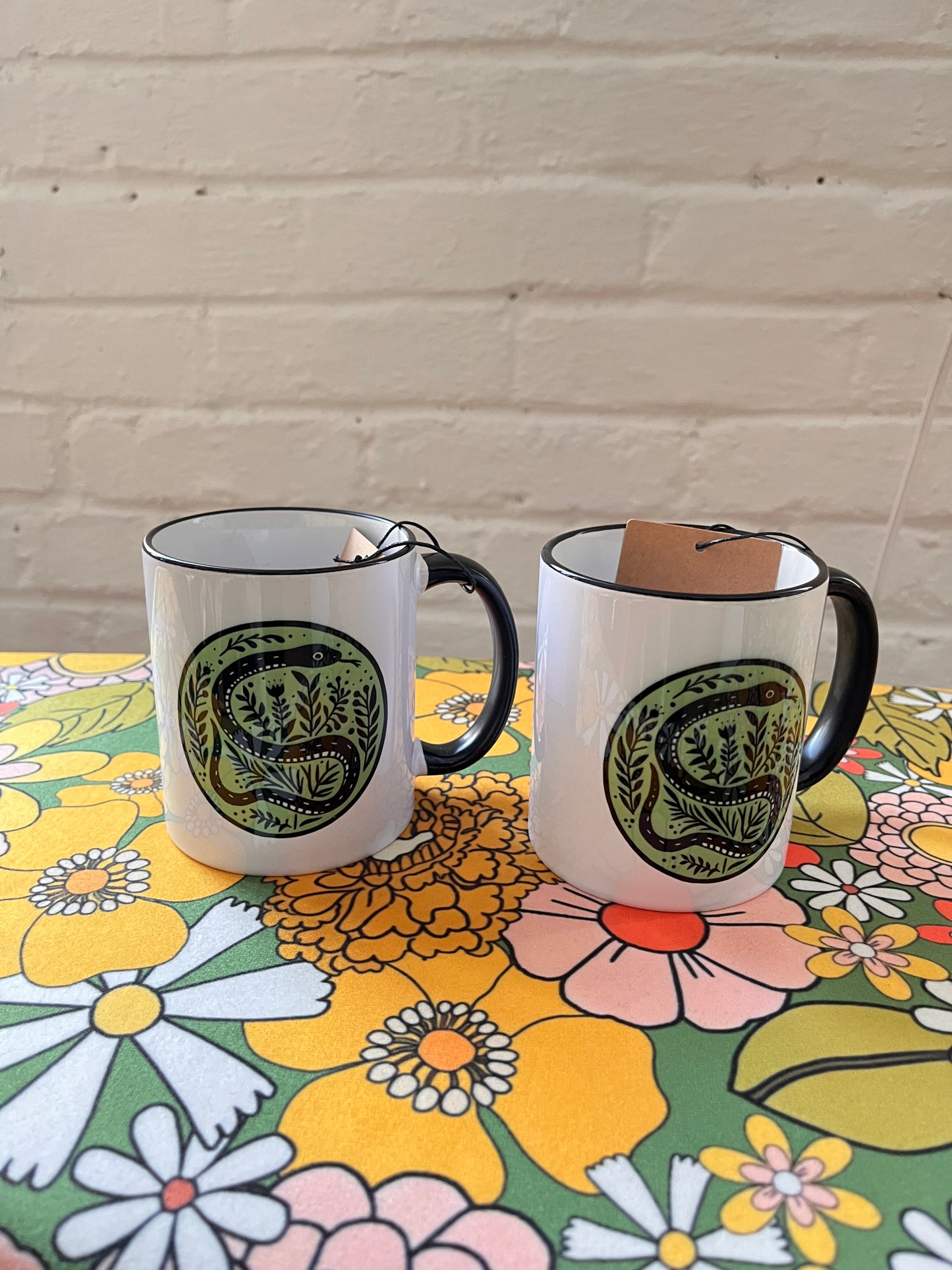 Pair of Snake Mugs *Year of the Snake 2025*