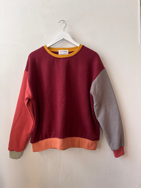 Sweat-shirt colorblock B (Taille M/L)