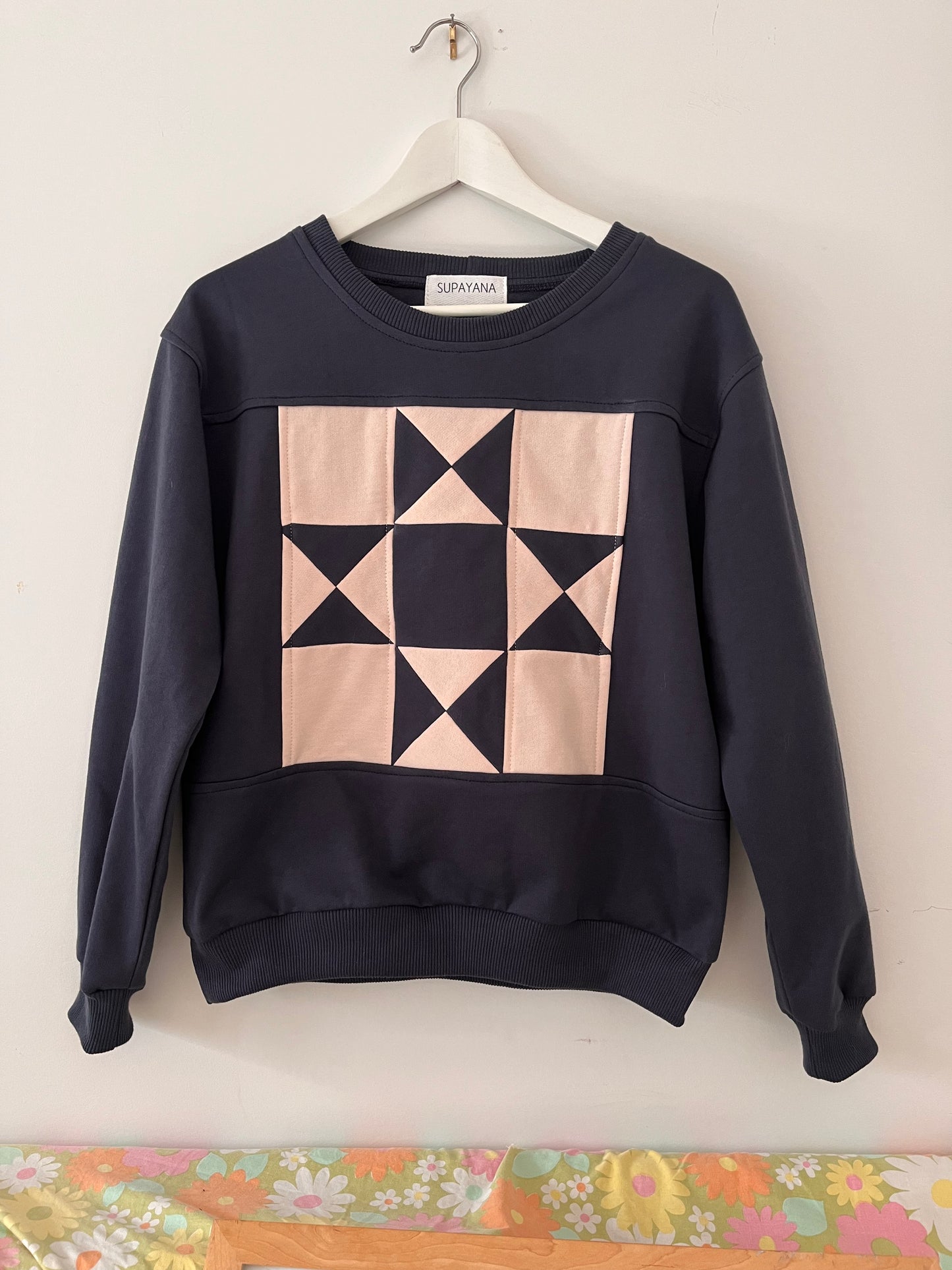 Sweatshirt “courtepointe” en coton bio